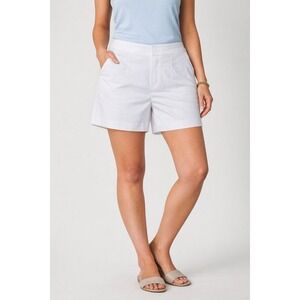 Kate & Mallory White Tailored Shorts Womens Size 16 Plus Stretch NWOT